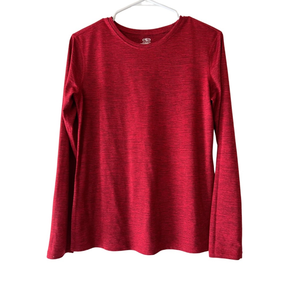 Athletic Works Women’s Red Core Active Long Sleeve Top